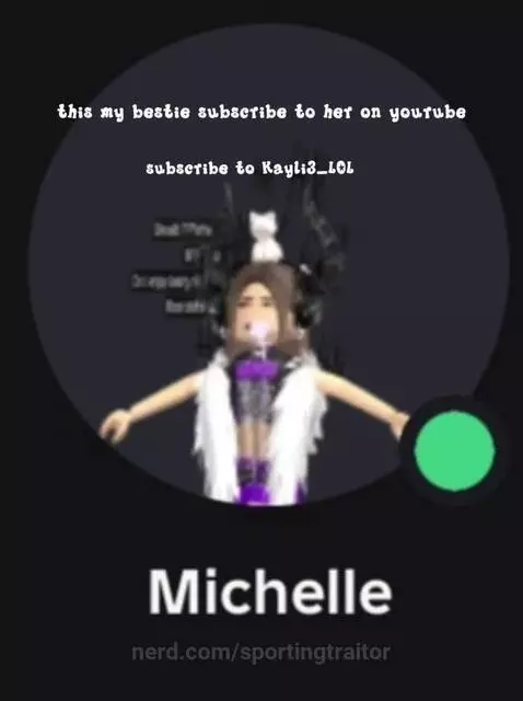 Shout out to my bestie and sub to her on YouTube by sportingtraitor