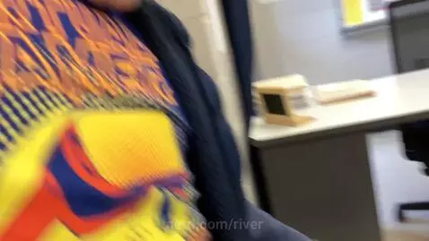 Lil bro playing games by river