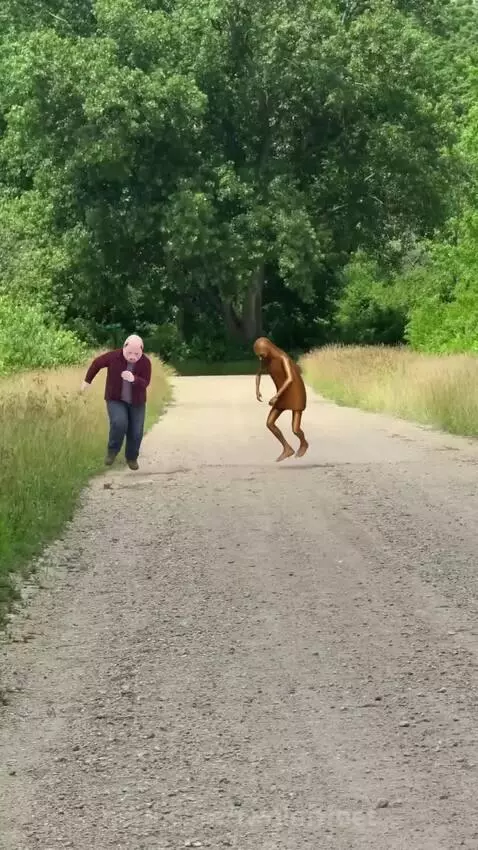 John Pork running from Triple T by twoleftfeet