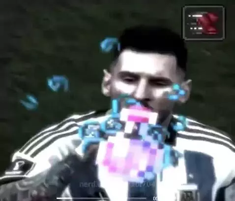 Messi x Minecraft by alkaabi704