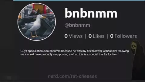 there a sound at the end by rat-cheeses