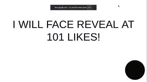 FACE REVEAL AT 101 LIKES! by idk123
