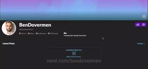 My page by bendovermen
