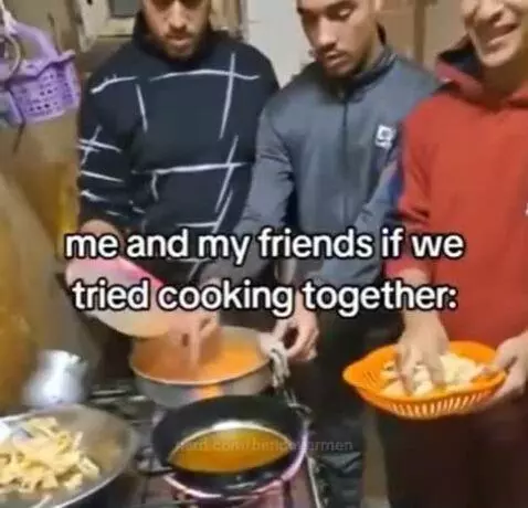 cooking by bendovermen