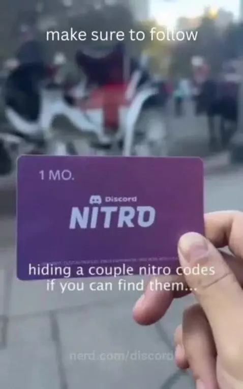 Hiding 1 Month of Free Nitro!?! by discord