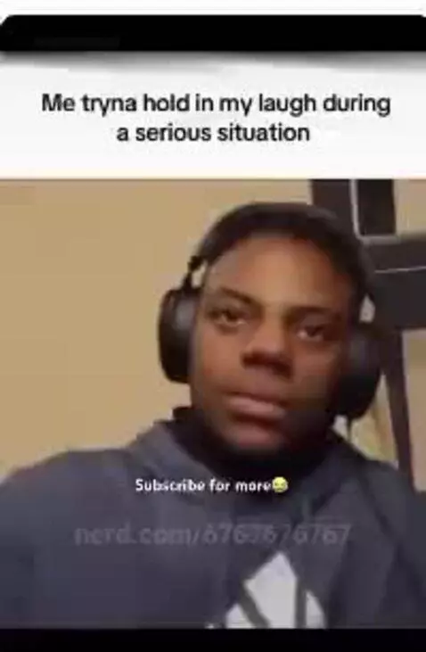 Pov you tryna hold that laugh by 6767676767