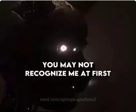 Guys I think he always comes back by springtrapisfineaf