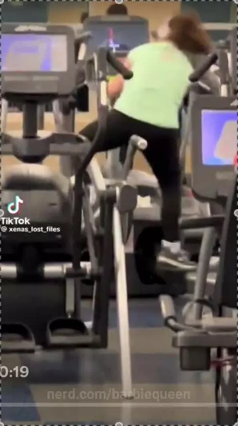 POV trying a new machine at the gym for the first time by barbiequeen