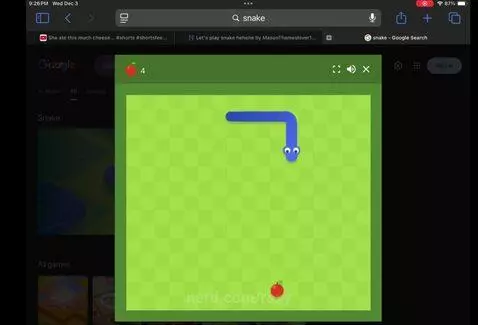 Playing snake by rexy