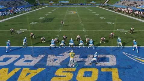 Justin Herbert Madden Nasty Spin Move!! by xplays