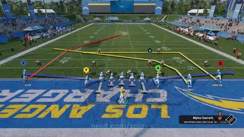 Crazy Justin Herbert Hurdle!! by xplays