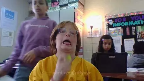 eating a gummy cry about it by riffysye