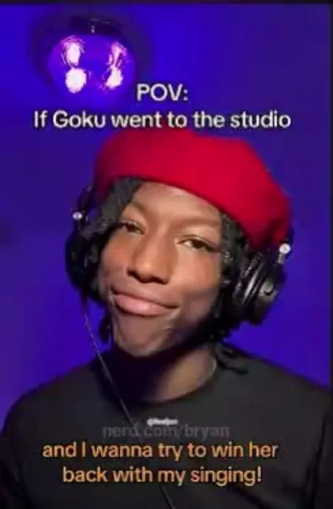 Dang goku sad by bryan