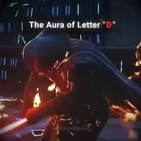 The aura of letter"D" by bloxian