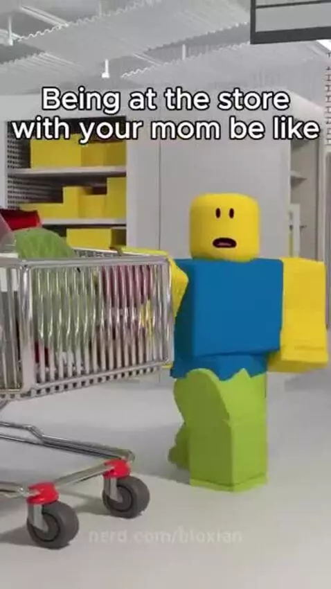 Being at the store with your mom be like. by bloxian