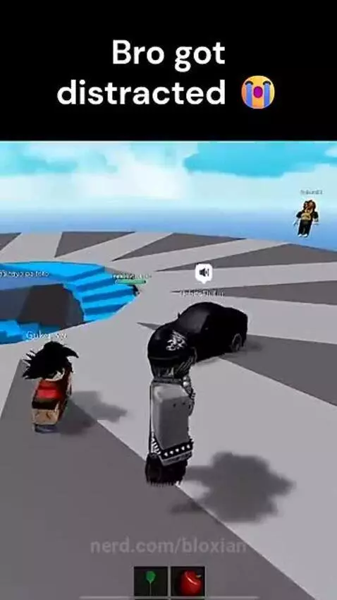 Bro got distracted. by bloxian