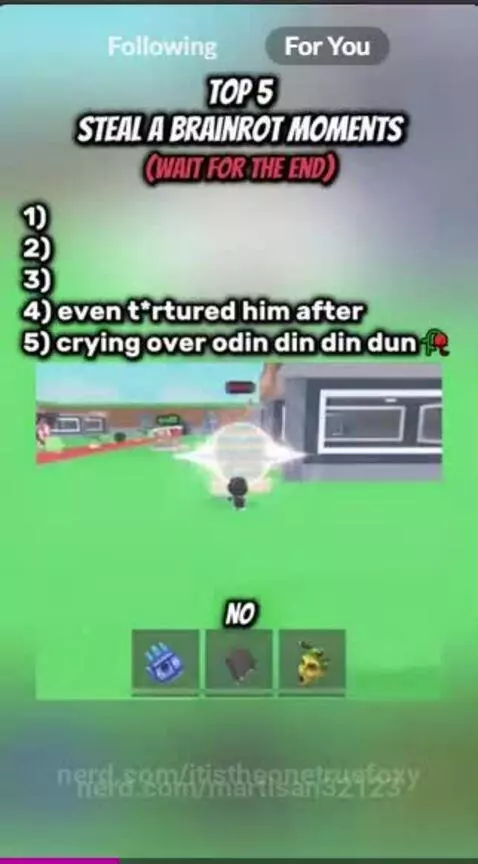 This is why i hate steal a brainrot kids by itistheonetruefoxy