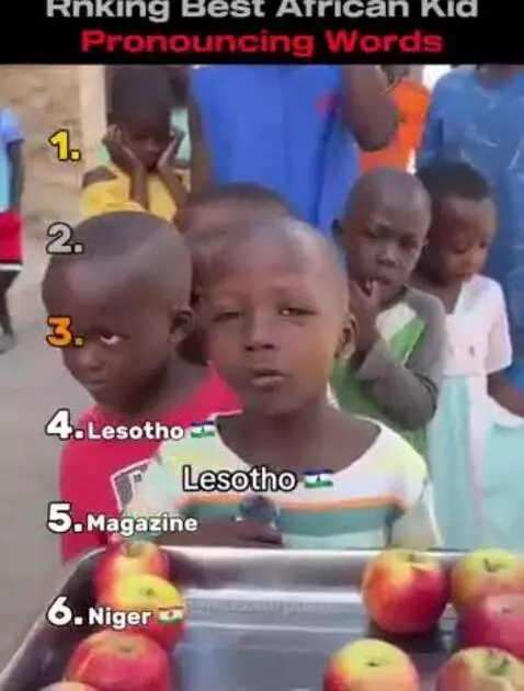 Africans Kids Pronouncing Words in English by posbz