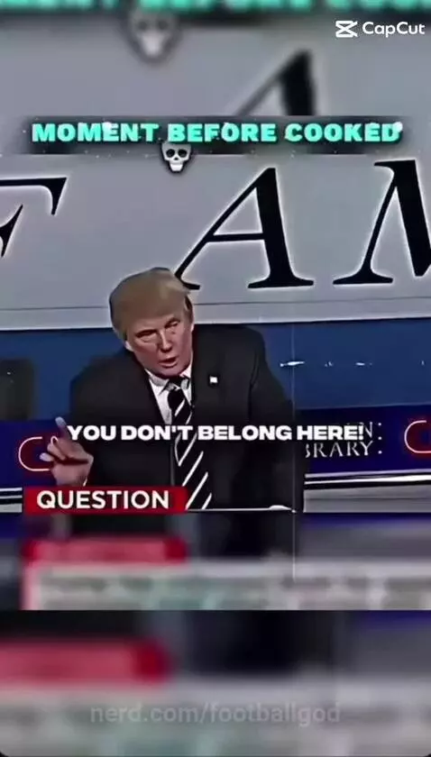 Trump Cooked by footballgod