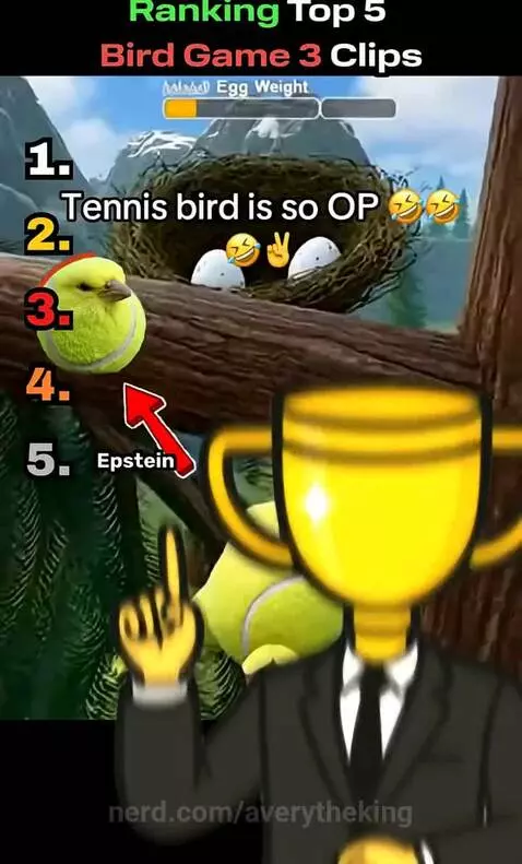 Ranking bird game 3 clips by averytheking