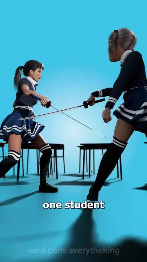 Students Sword fought in class by averytheking
