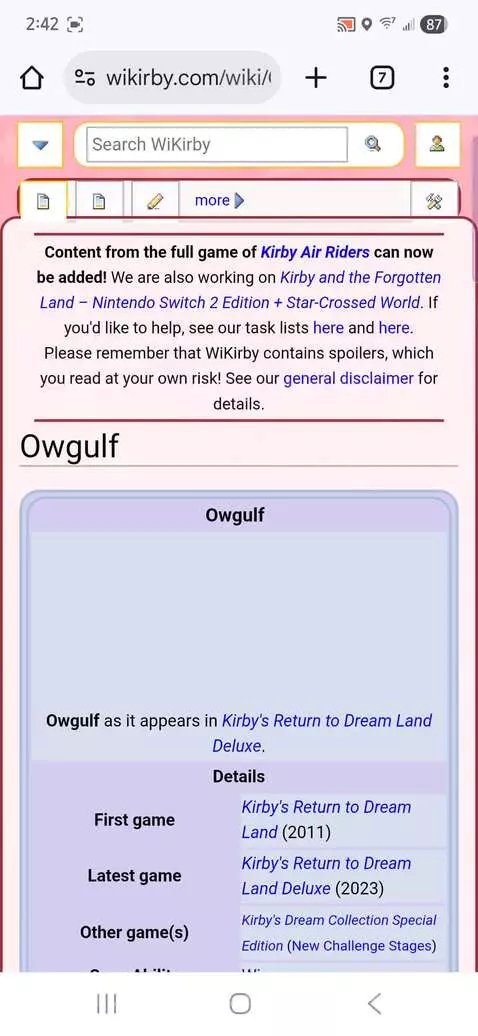 Wikirby Page of the Day by zachary2427