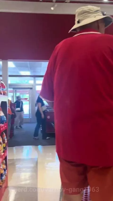 My Friend Getting Escorted From Target by varriov-gang1963