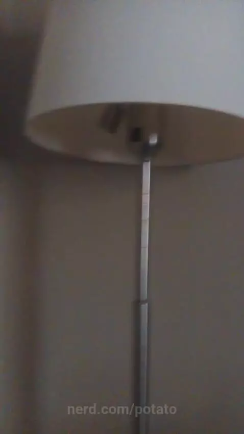 Lamp by potato