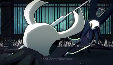 Hollow knight animation (credits to CybeR) by silasstar