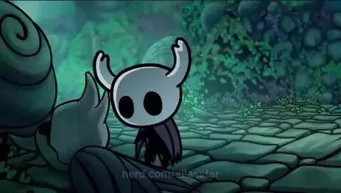 skeleton hollow knight animation (credits to Brokkulli) by silasstar