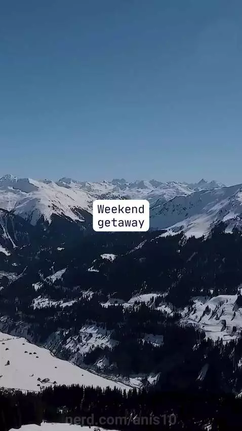 Weekend Getaway! by anis10