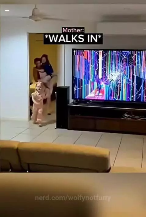 Why she throw her kid tho thats karma by wolfynotfurry