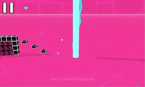 Playing 3D Dash part 1 by onionman