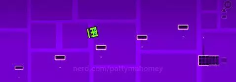 Day 1 of beating geometry dash by pattymahomey