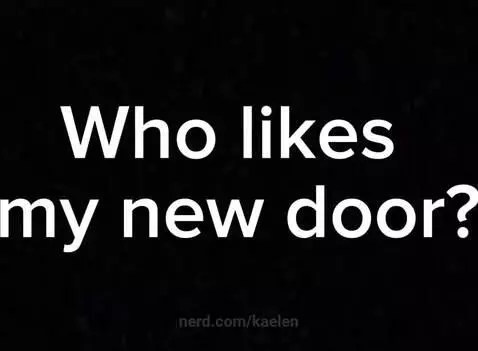 Be honest.. who likes my new door? by kaelen