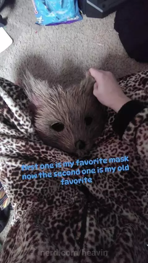 My new favorite mask vs my old (idk what to post so I posted... by heavin