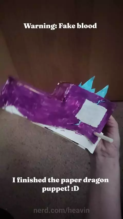 WARNING: FAKE BLOOD by heavin