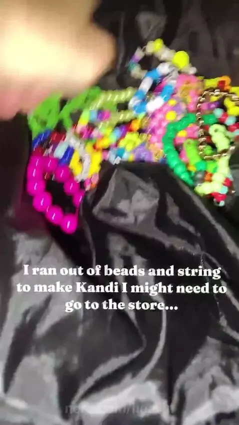 I ran out of beads and string... by heavin