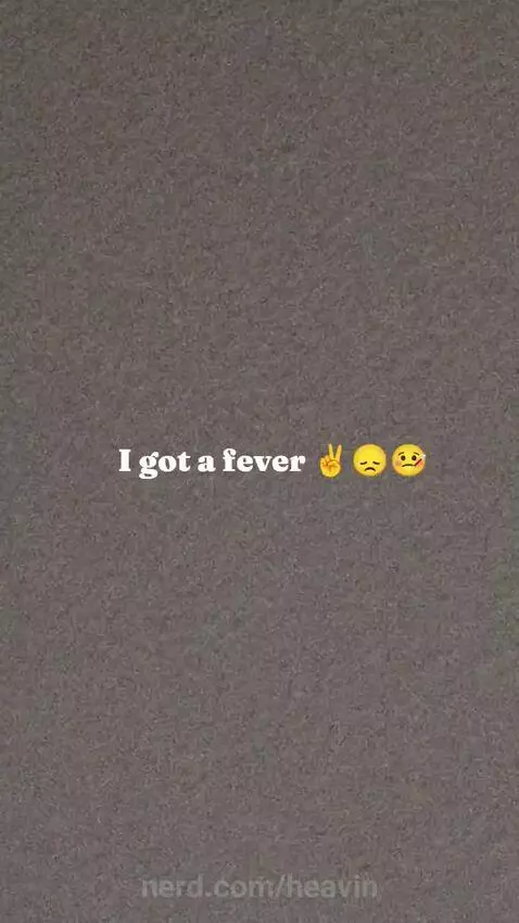 Idk what I did that made me get a fever 🤒 :( by heavin