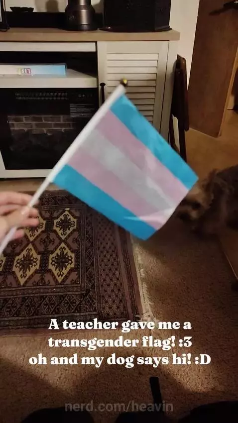 Btw the teacher that gave me this is the pride Club teacher ... by heavin