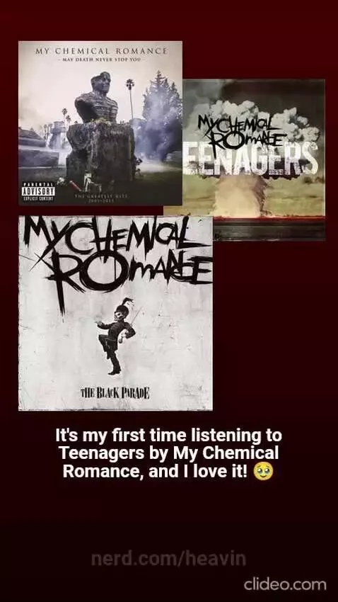 I love Teenagers by My Chemical Romance 😝 by heavin