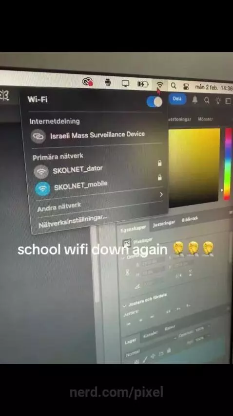 israeli mass surveillence device by pixel