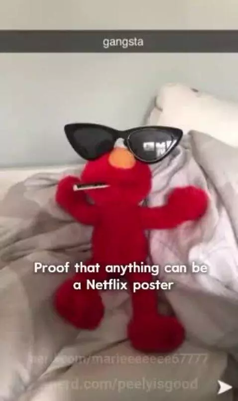 GANGSTA ELMOOOO....credits to @peelyisgood by marieeeeeee67777