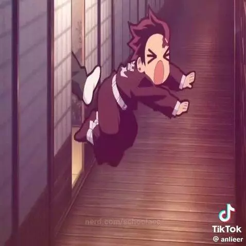 tanjiro, anime, tiktok by schoolacc