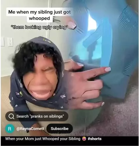 Pov: Trying not to laugh when ur siblings are getting whoope... by artfultap