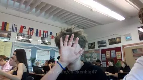 Lil bro doesn't want to be on camera by chickenbig47