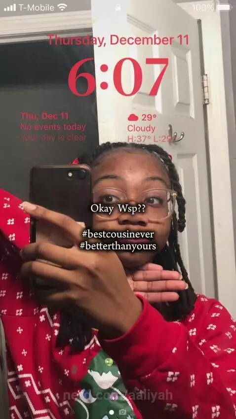 Cousion look alike by aaliyah