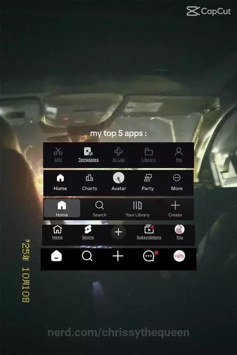 My top 5 apps… by chrissythequeen