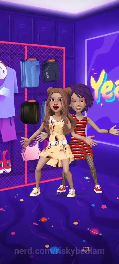 Lol me and mybff by riskybedlam