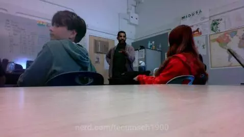 Sub craches out on student In Mr Dihs class. by tecumseh1900